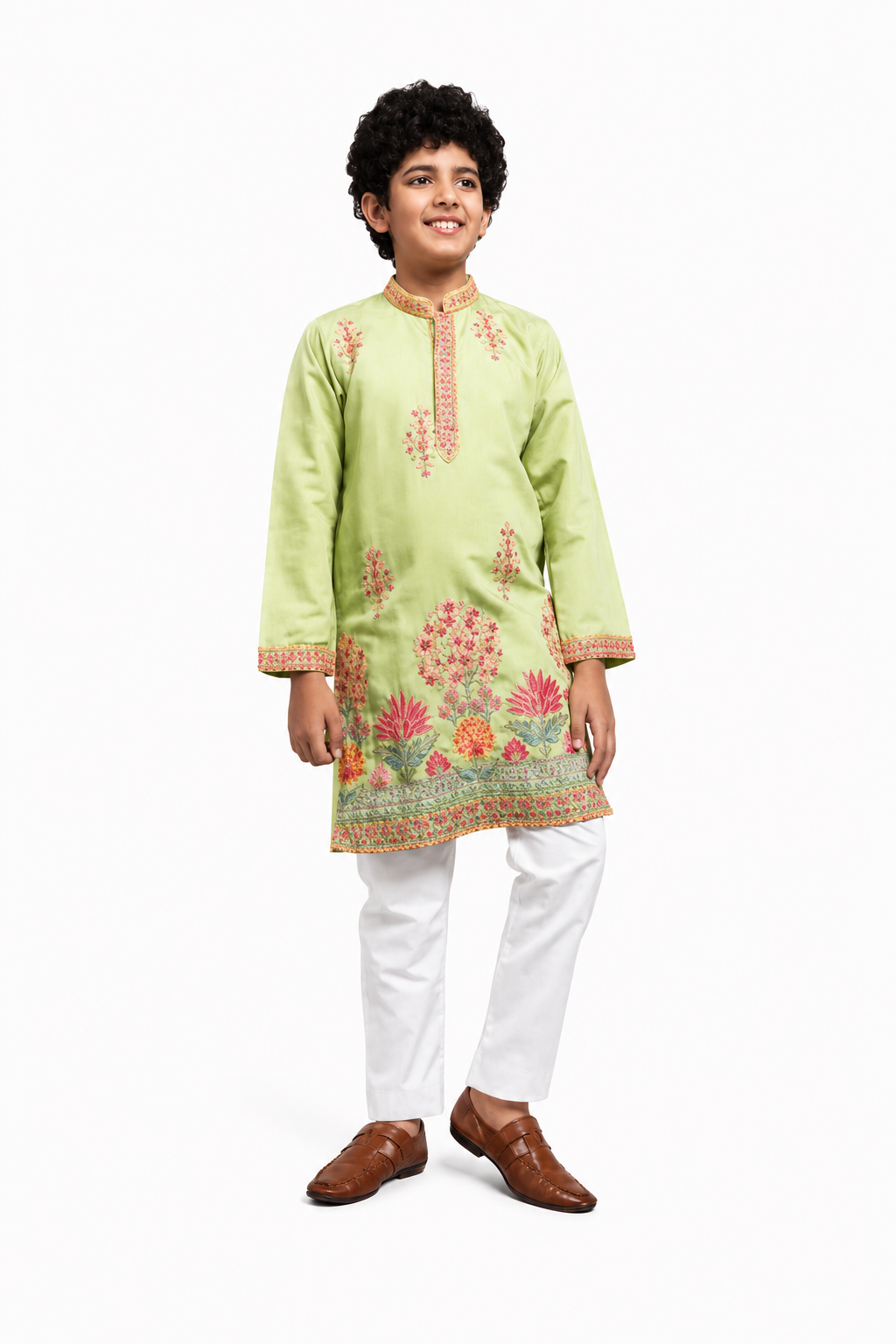 Floral Sagun Kurta
