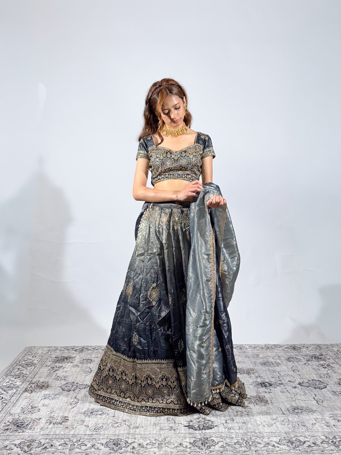 Midnight Blue Zoya Lehenga