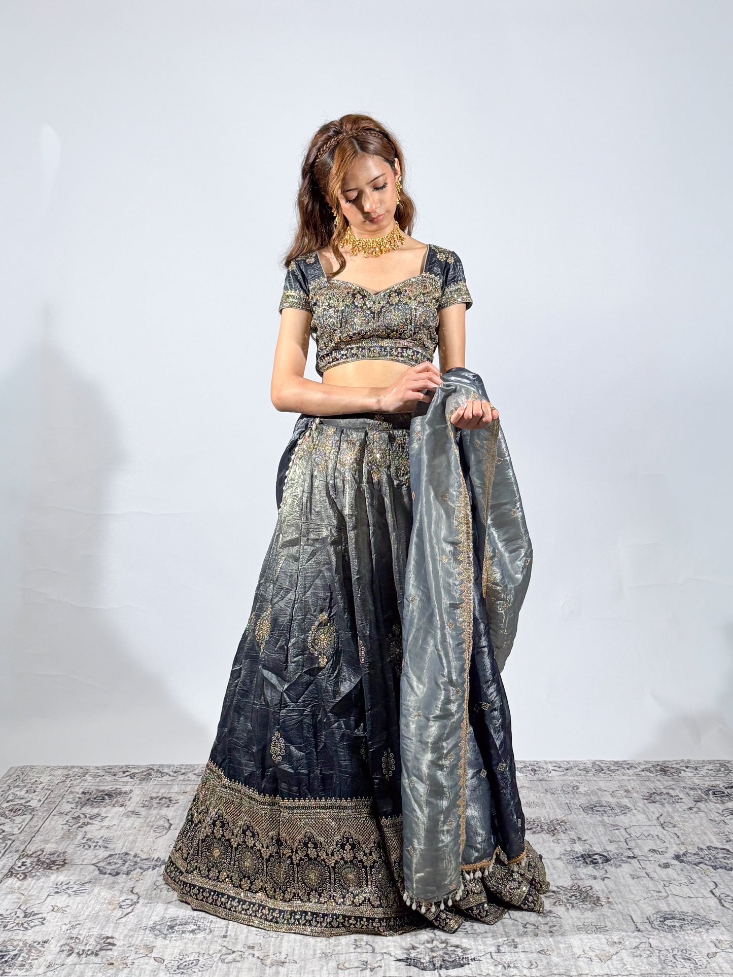 Midnight Blue Zoya Lehenga