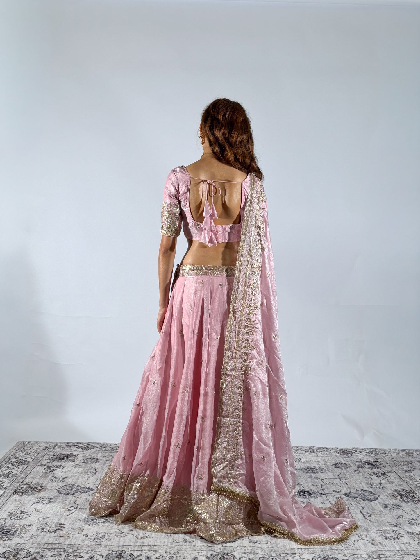 Petal Pink Sitara Lehenga