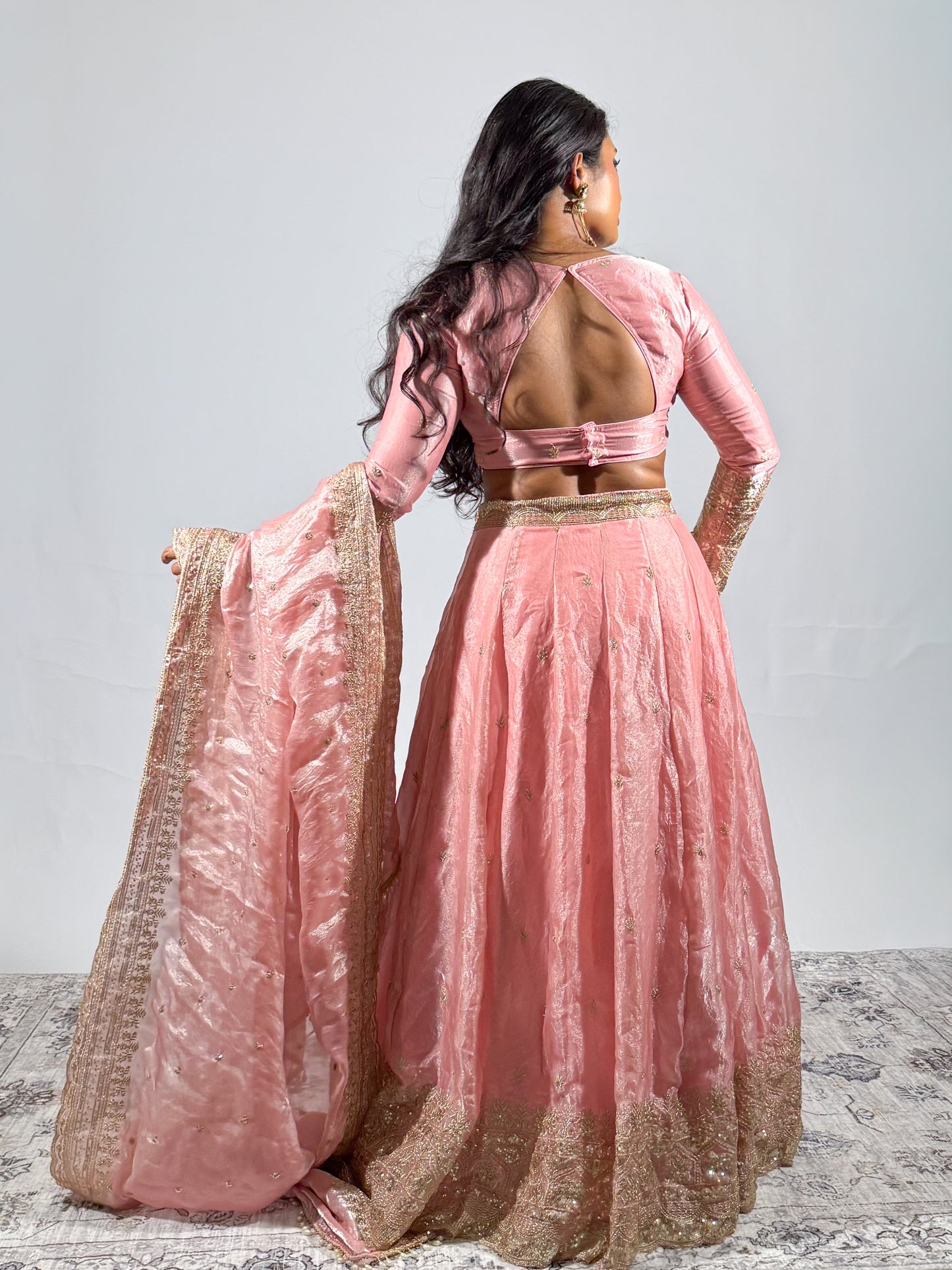 Blush Pink Sitara Lehenga