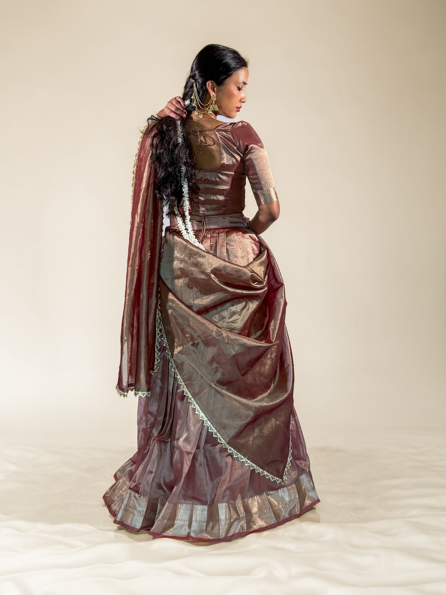 Bronze Brown Vaidehi Lehenga