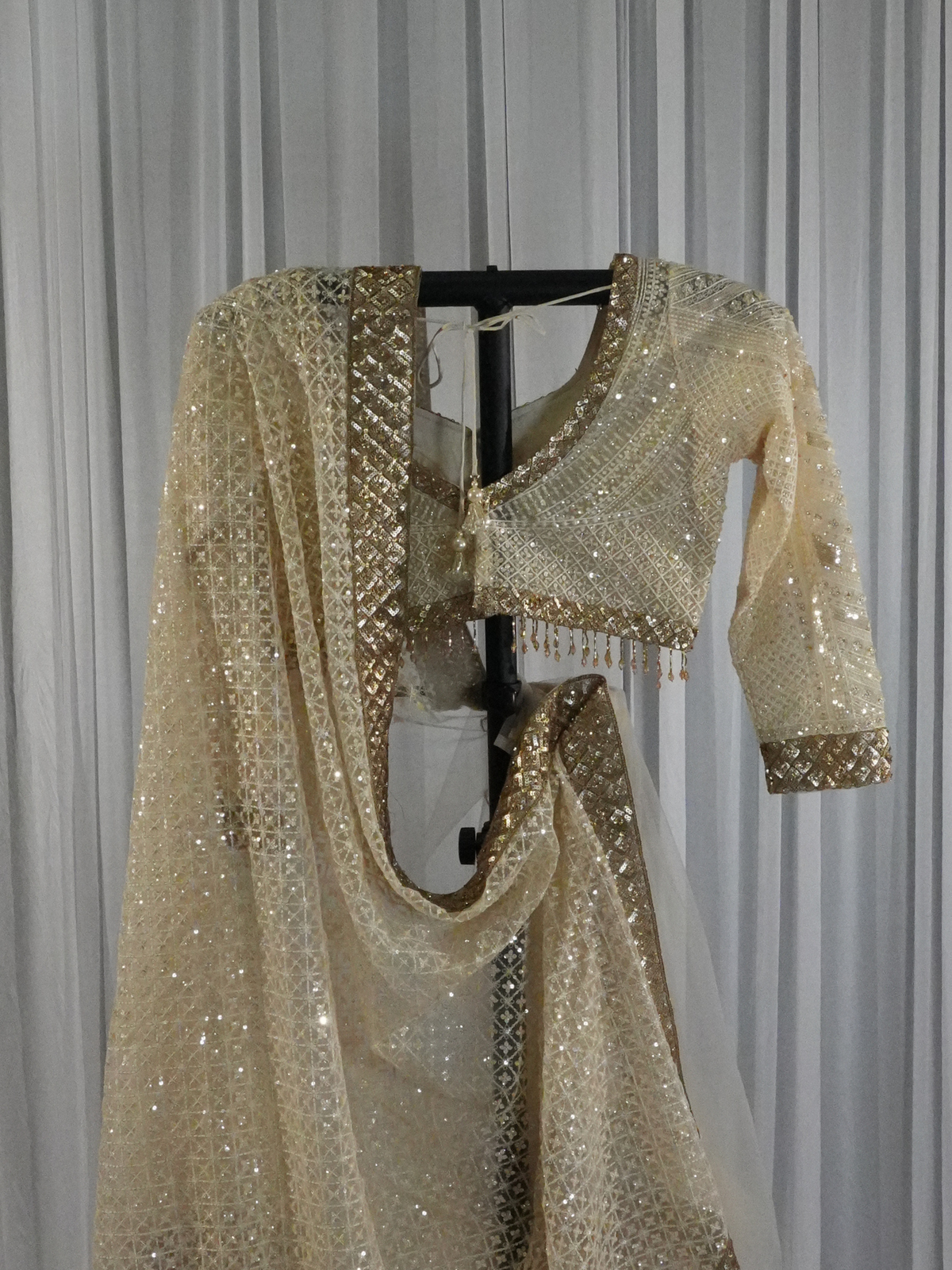 Ivory Radiance Saree