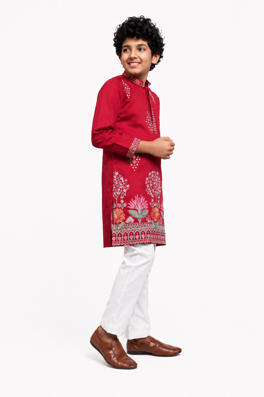 Floral Sagun Kurta