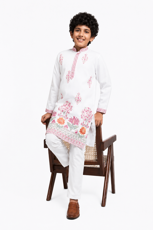 Floral Sagun Kurta