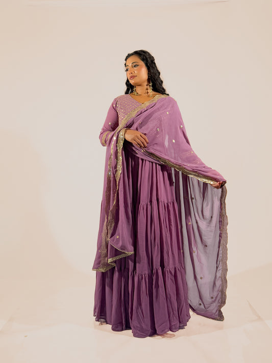 Chiffon Anarkali