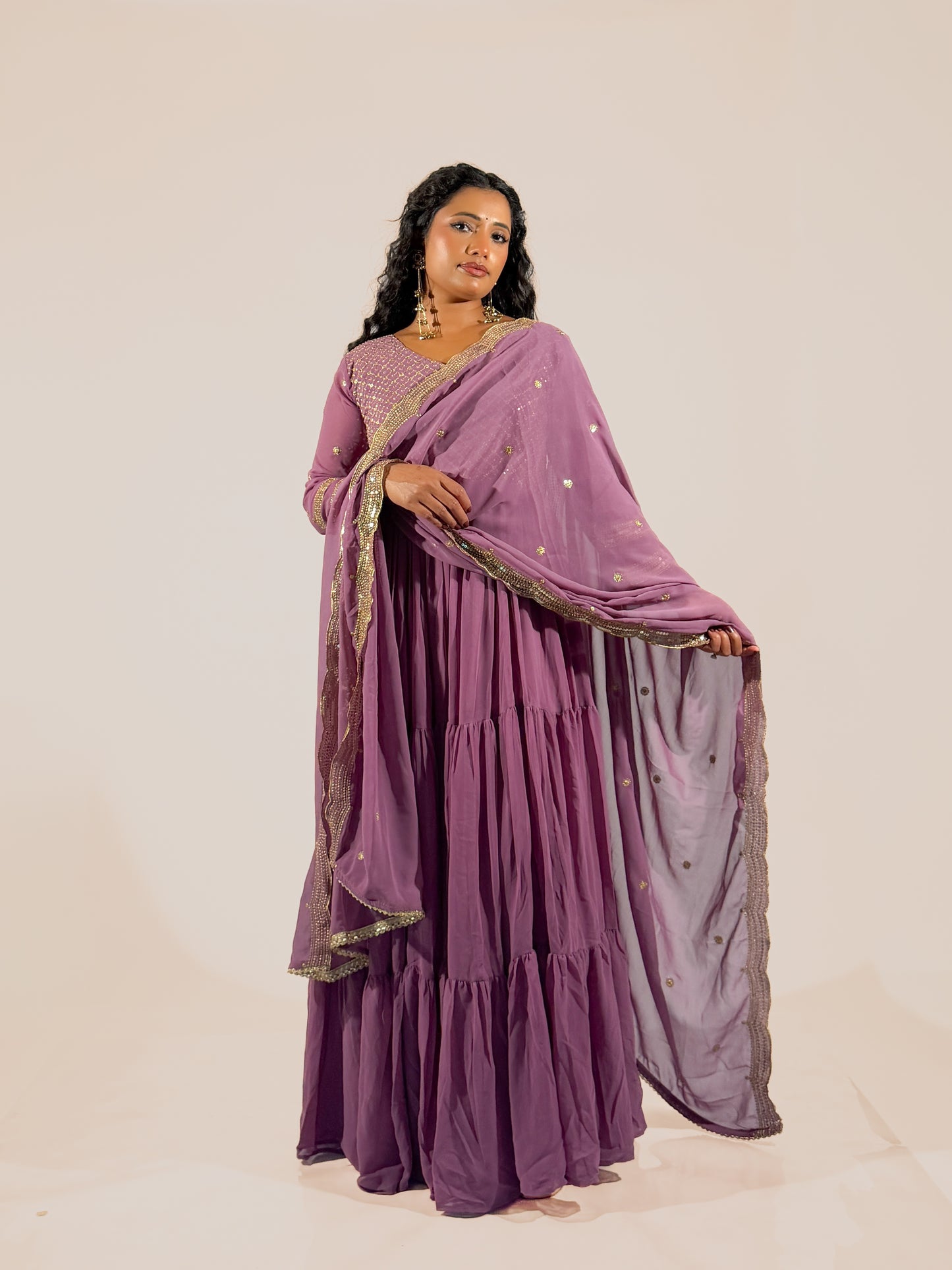 Chiffon Anarkali