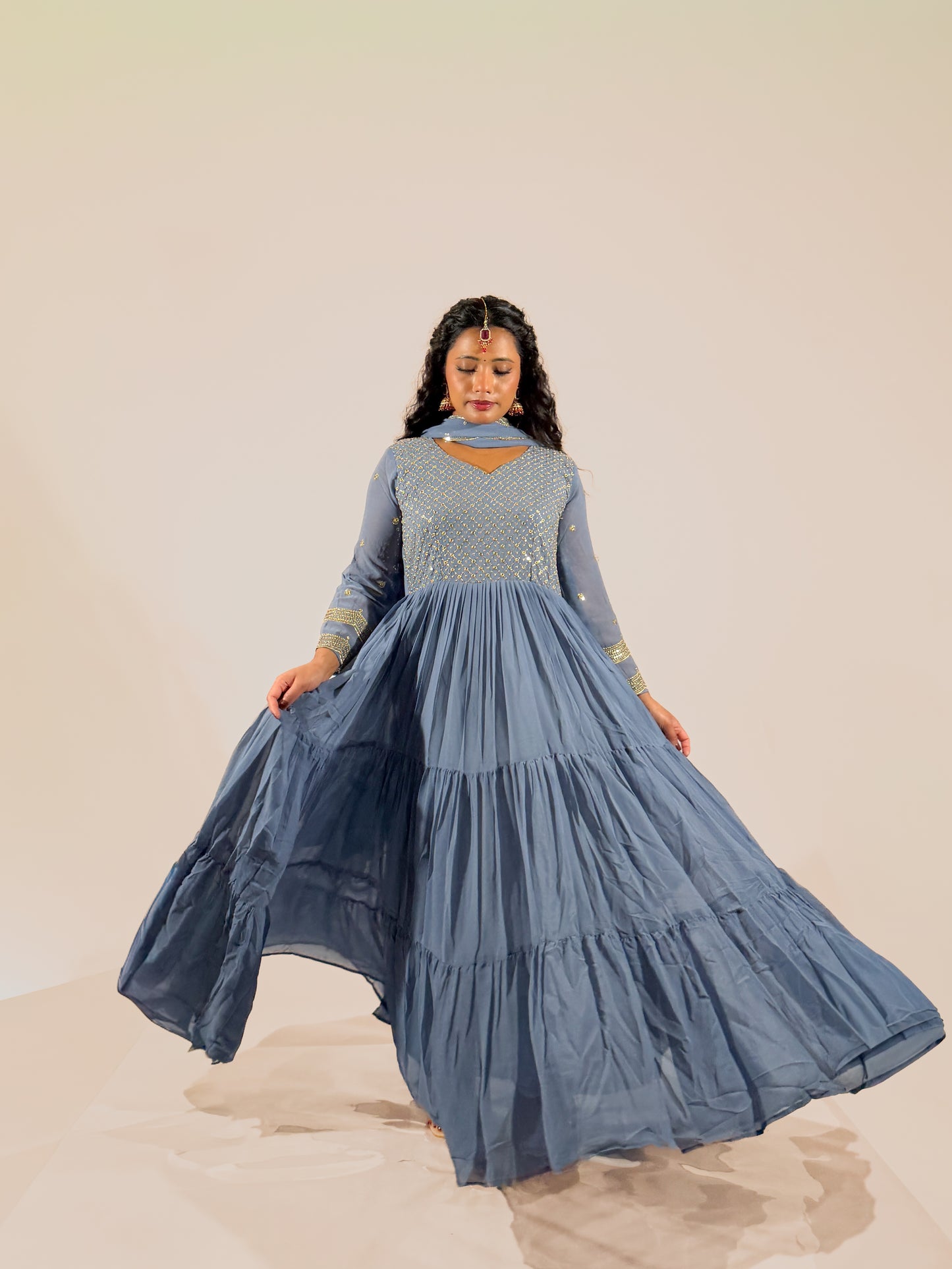 Chiffon Anarkali