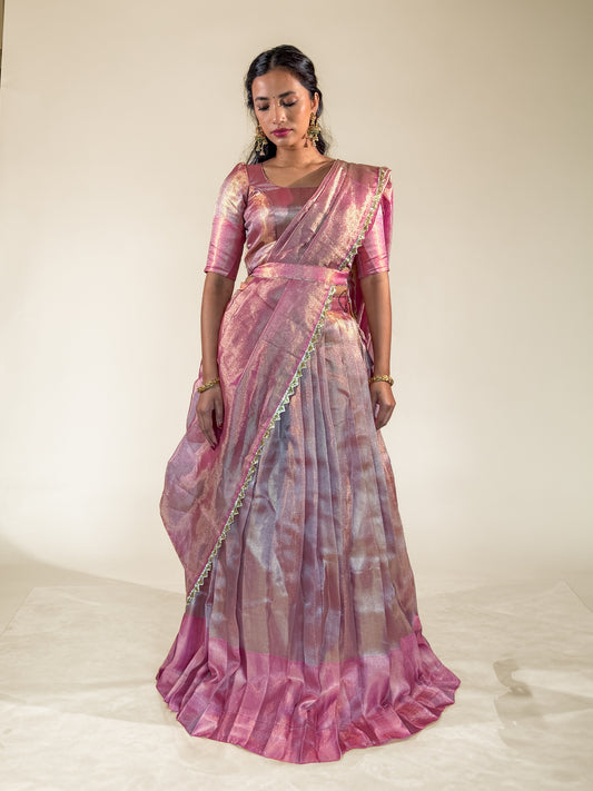 Blush Radiance Vaidehi Lehenga