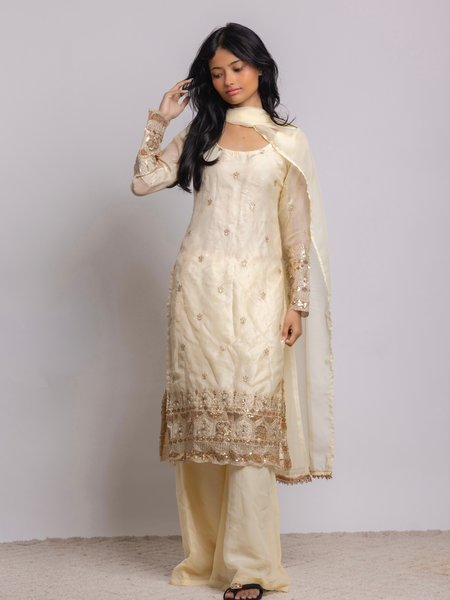 Ivory Grace Kurta