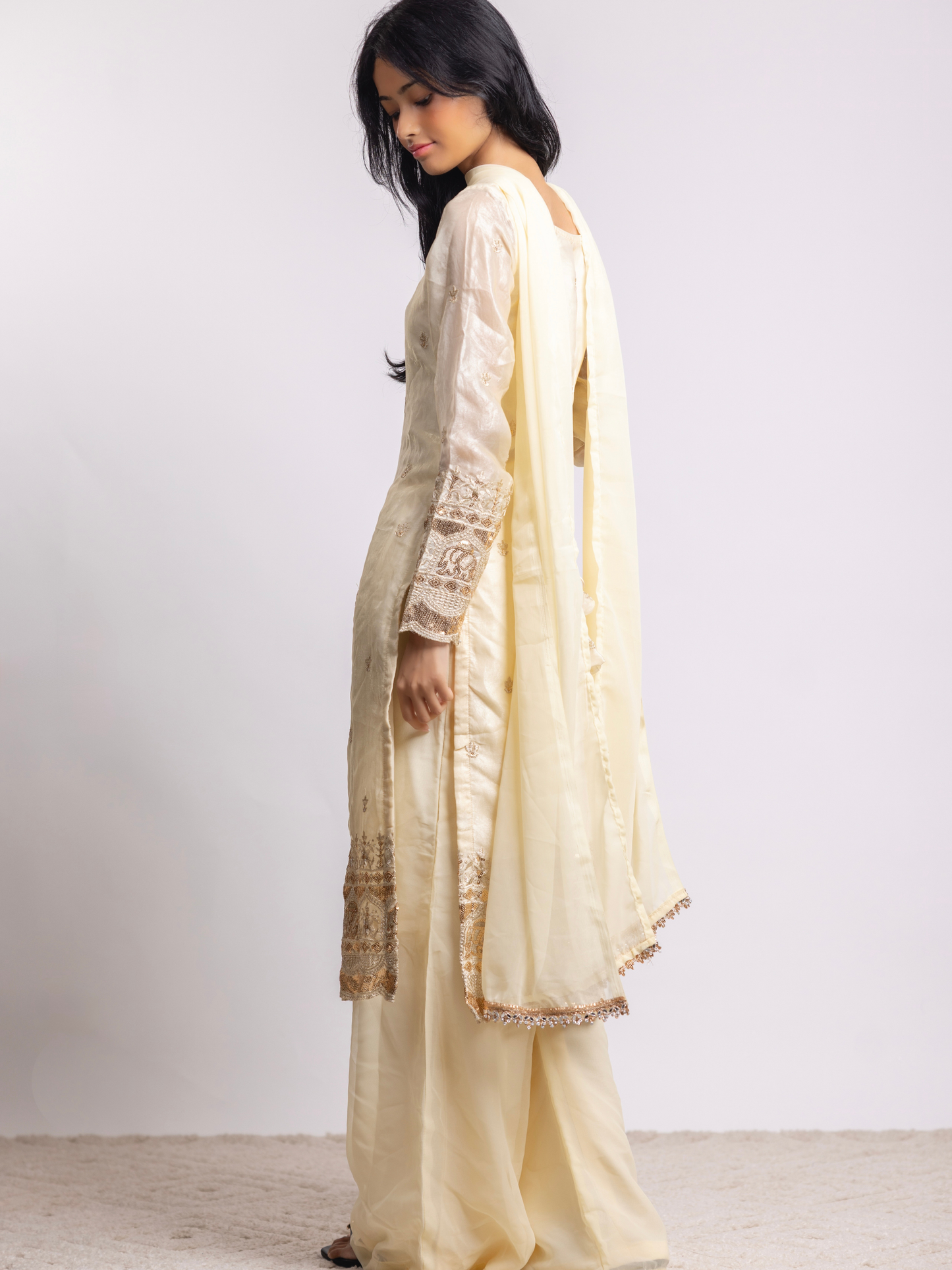 Ivory Grace Kurta