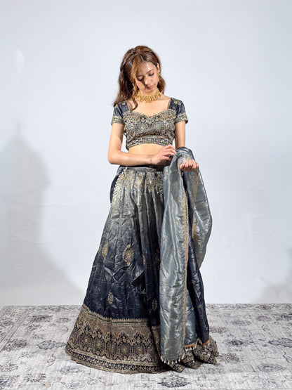 Midnight Blue Zoya Lehenga
