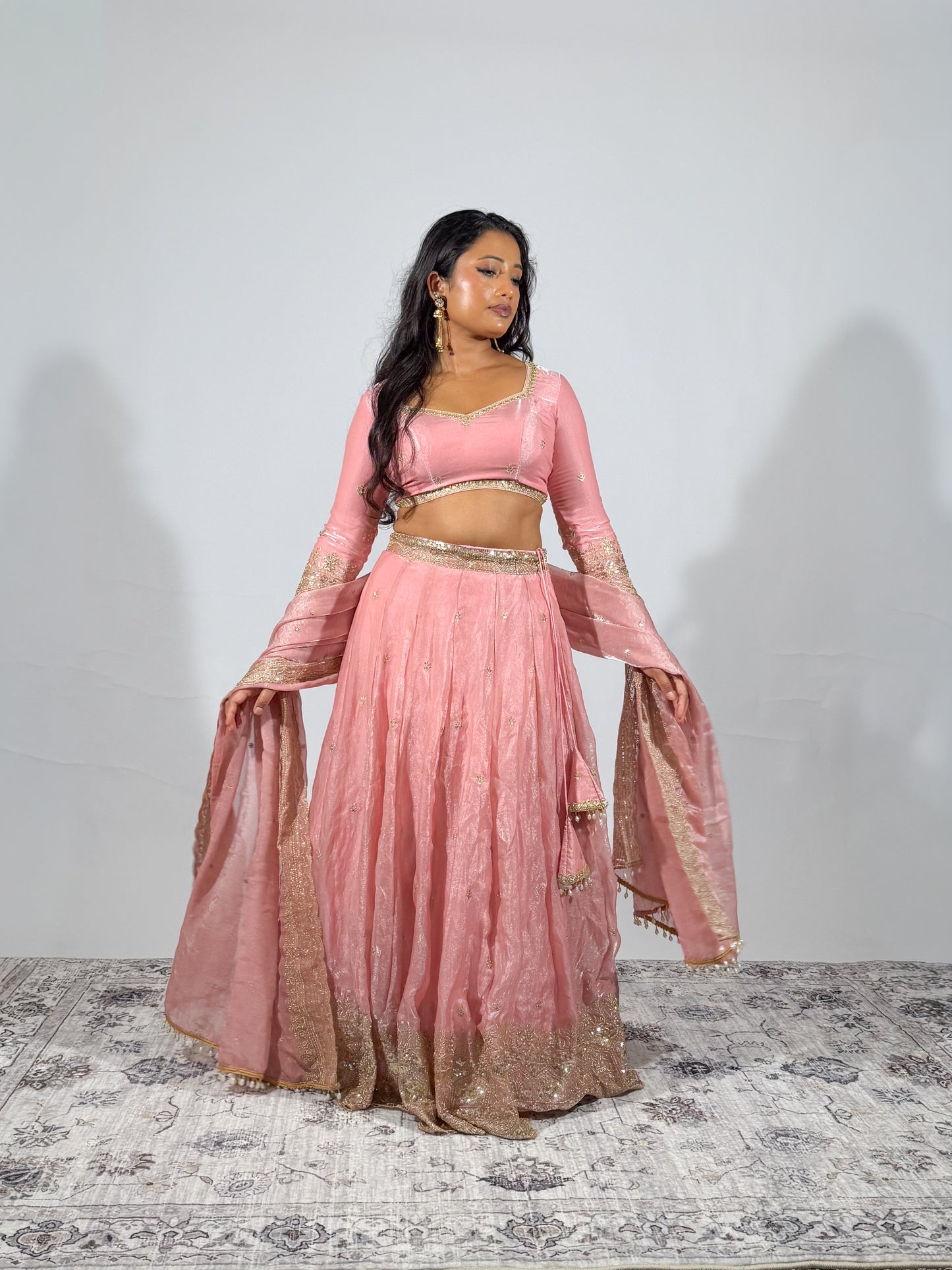 Blush Pink Sitara Lehenga