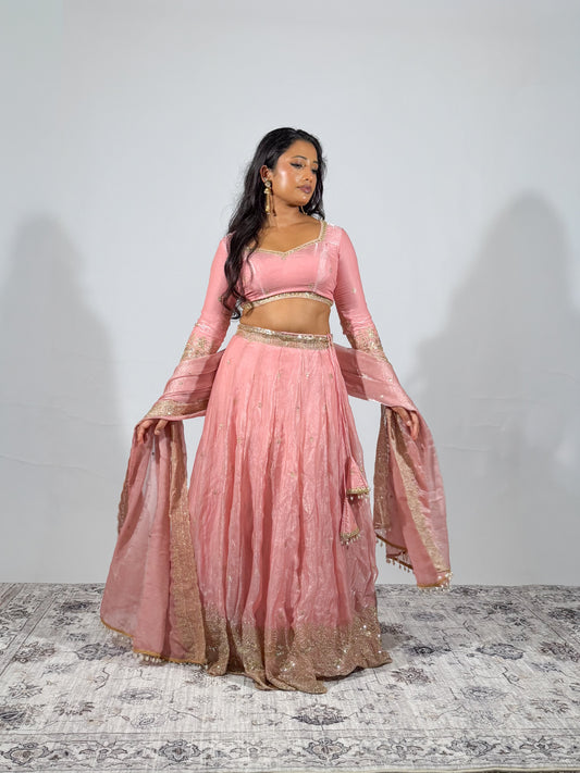 Blush Pink Sitara Lehenga