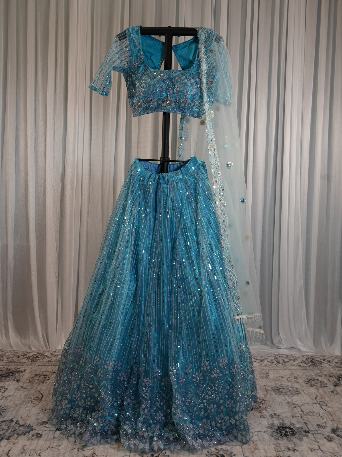 Ocean Spark Lehenga