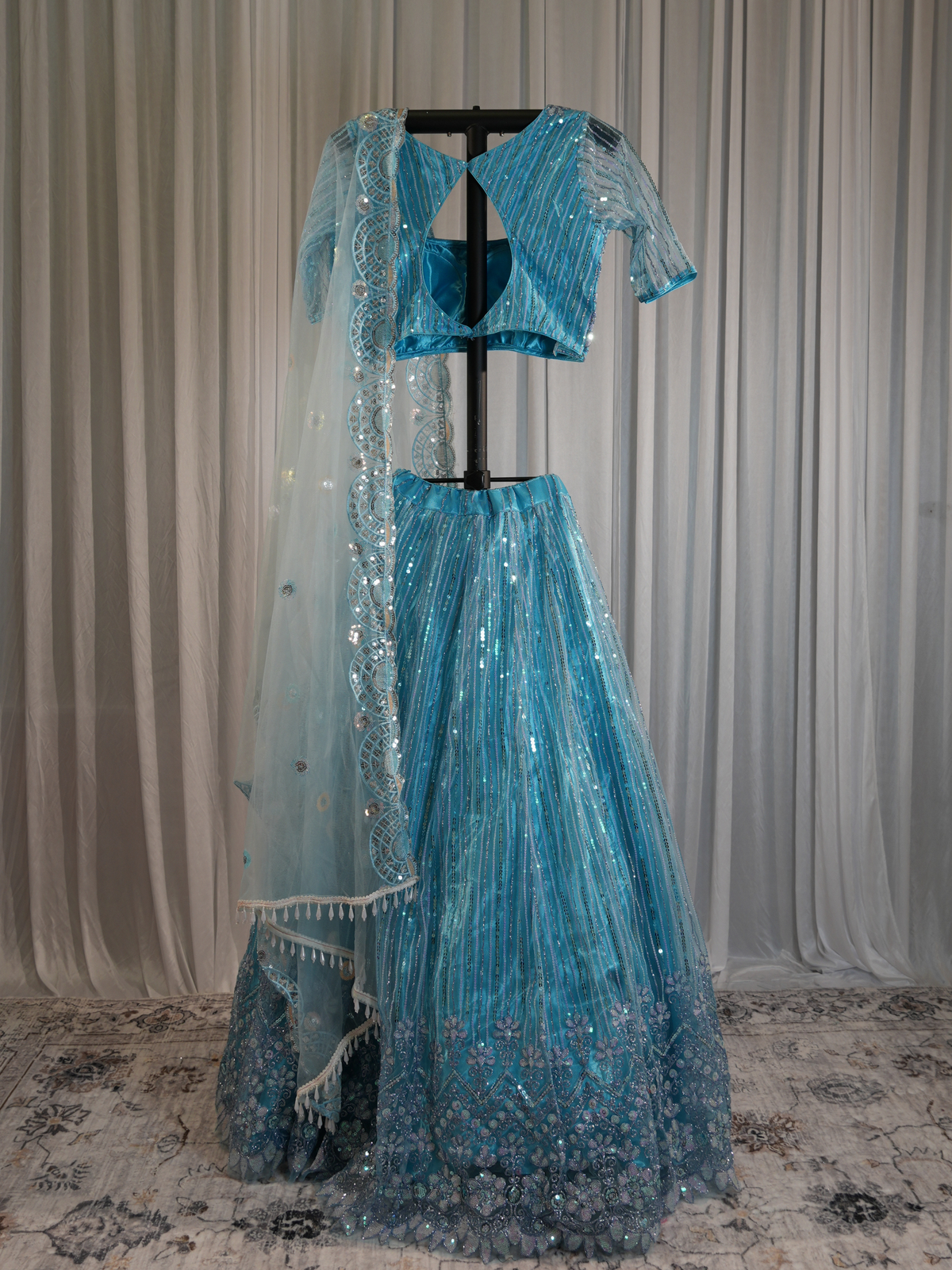 Ocean Spark Lehenga