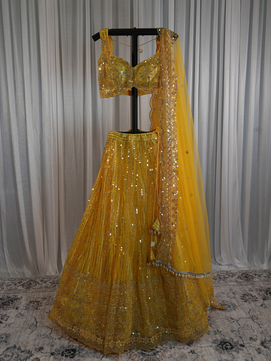 Golden Glow Lehenga