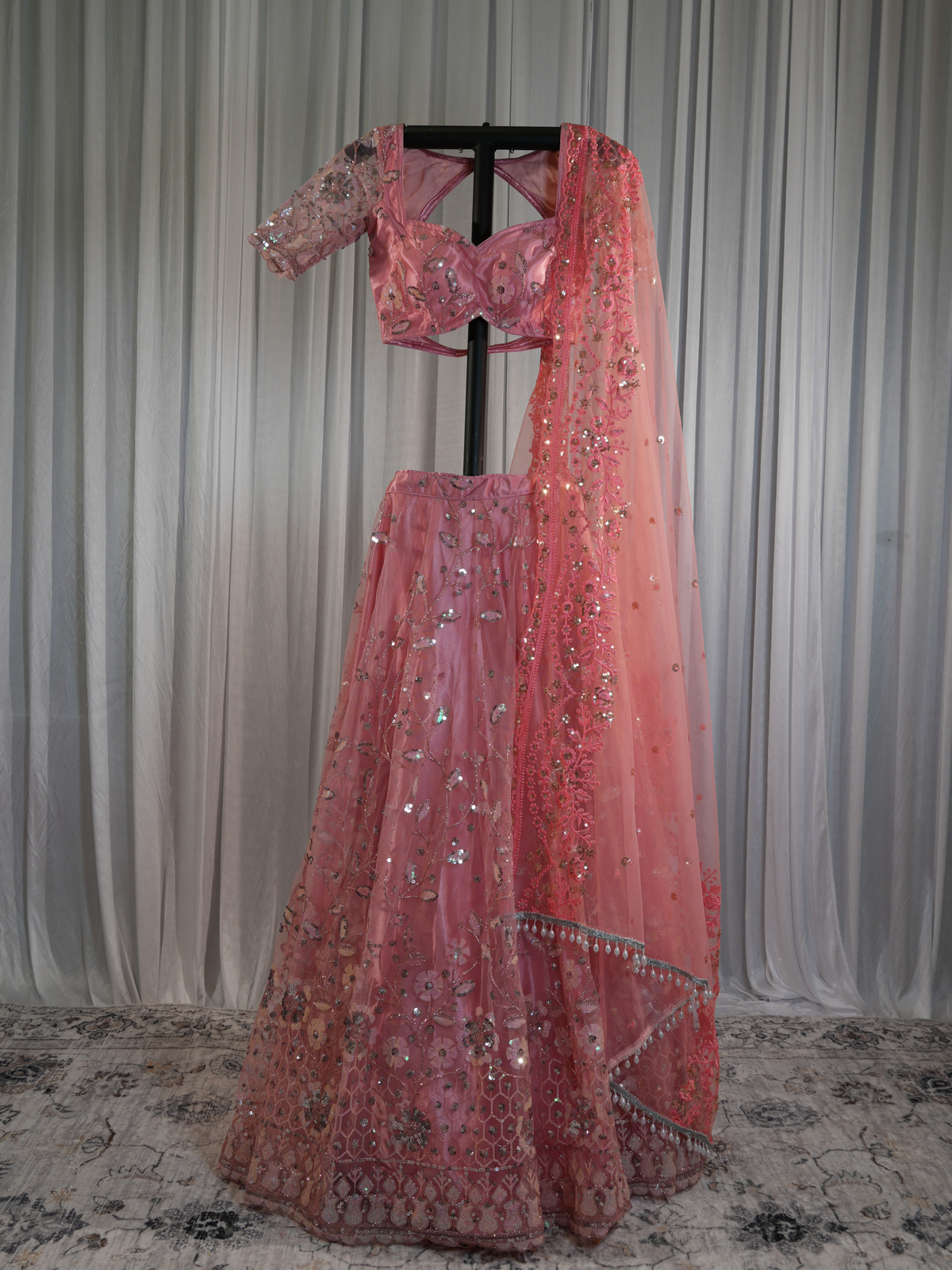 Blush Spark Lehenga