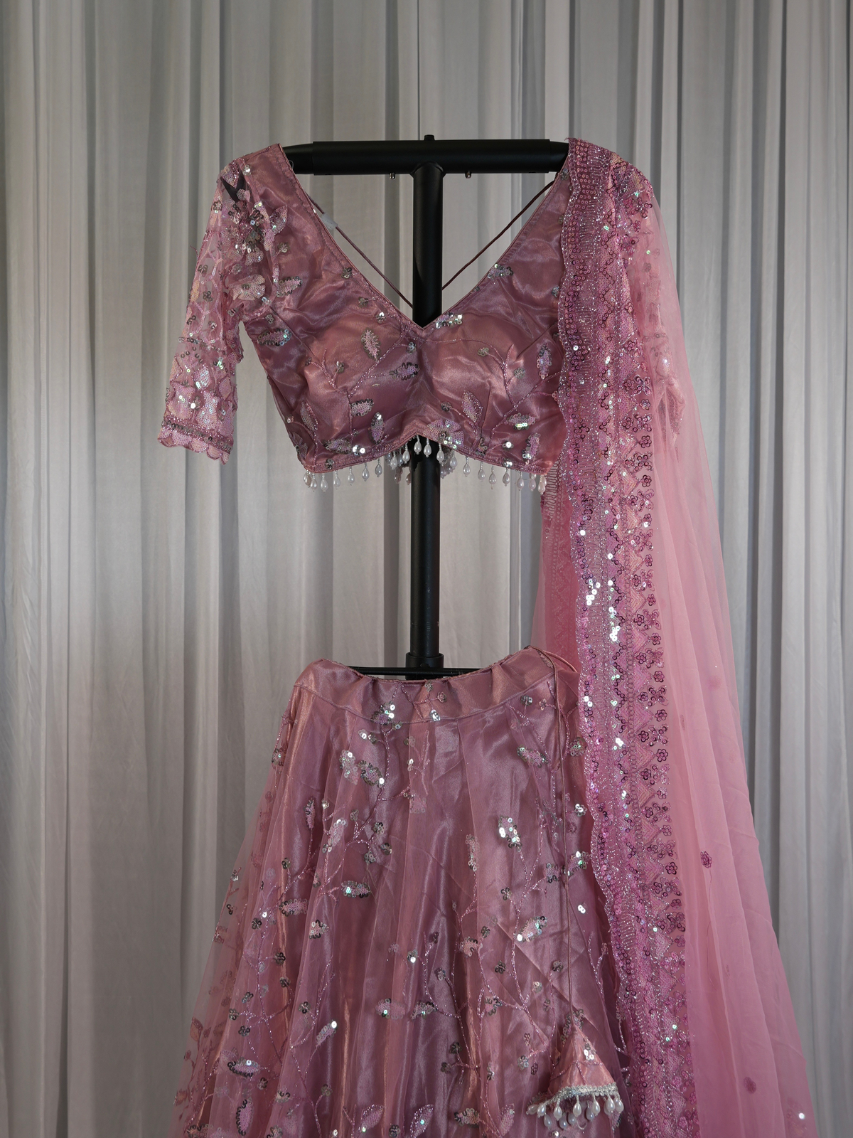 Blush Garden Lehenga