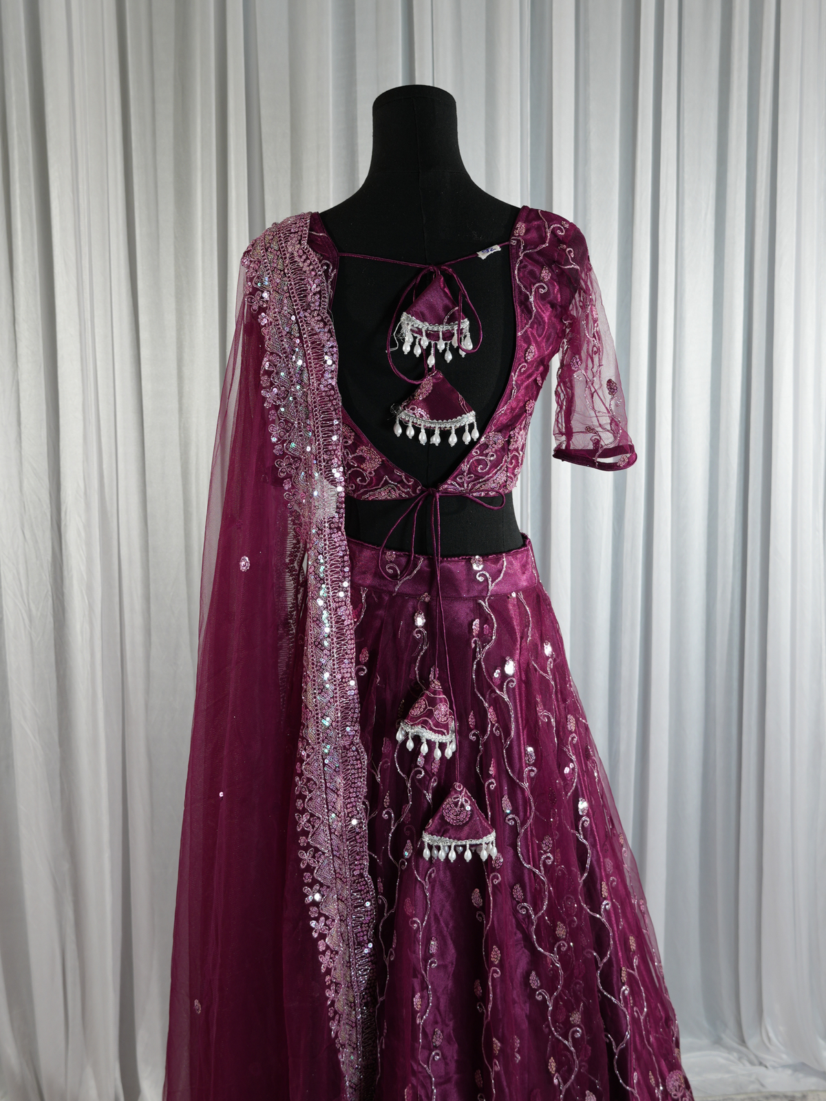 Berry Luxe Lehenga