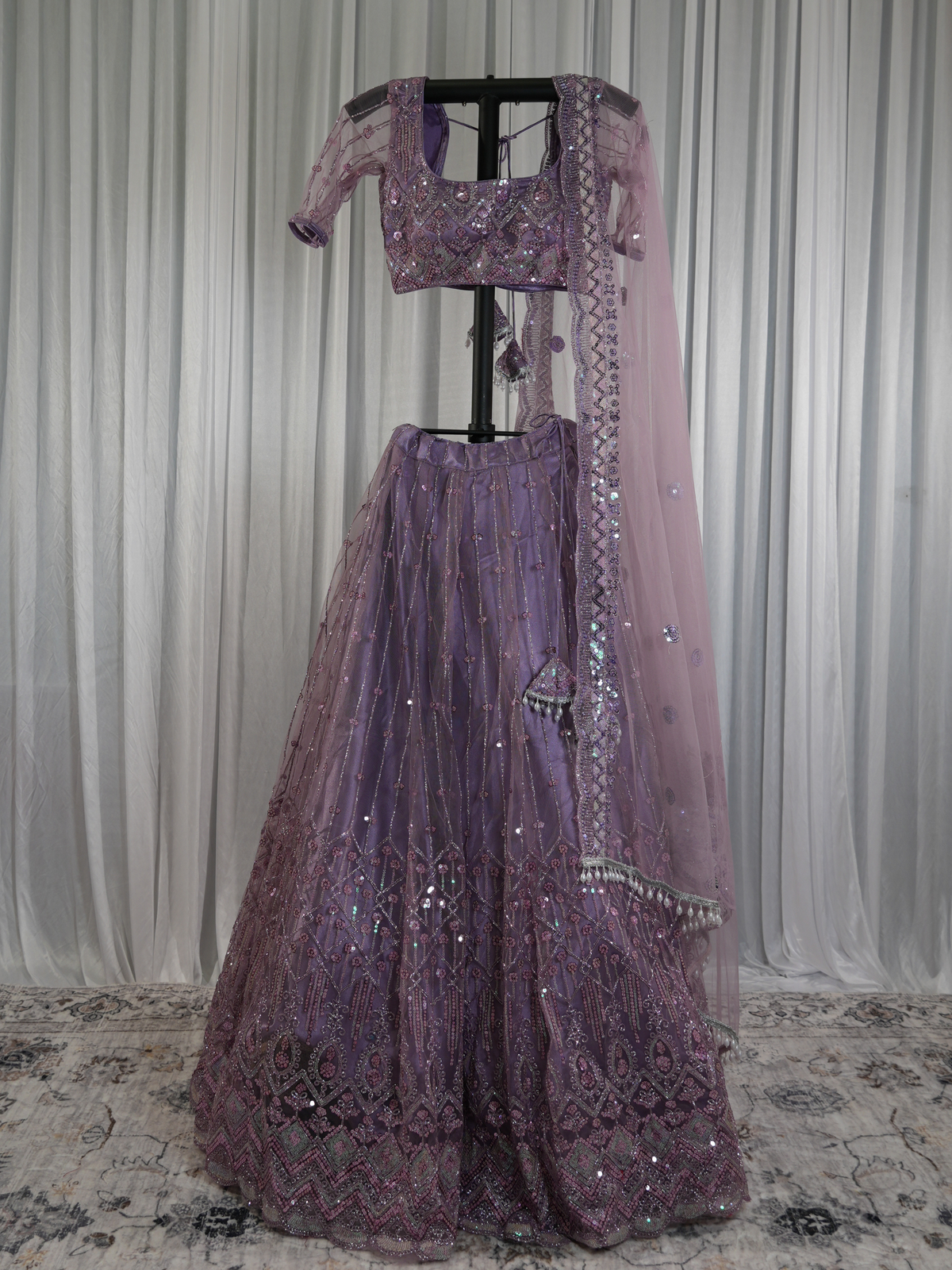 Lavender Luxe Lehenga