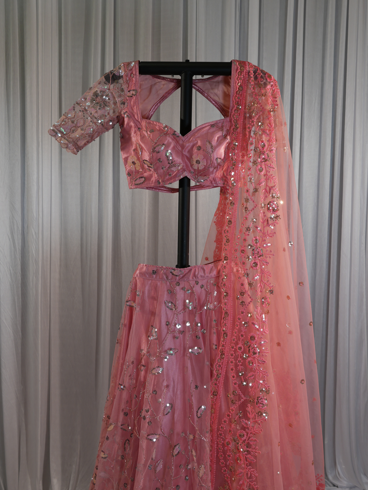 Blush Spark Lehenga