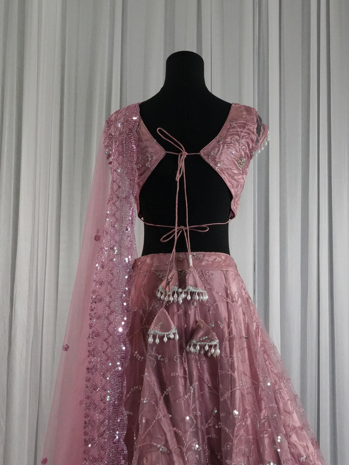 Rose Shimmer Lehenga