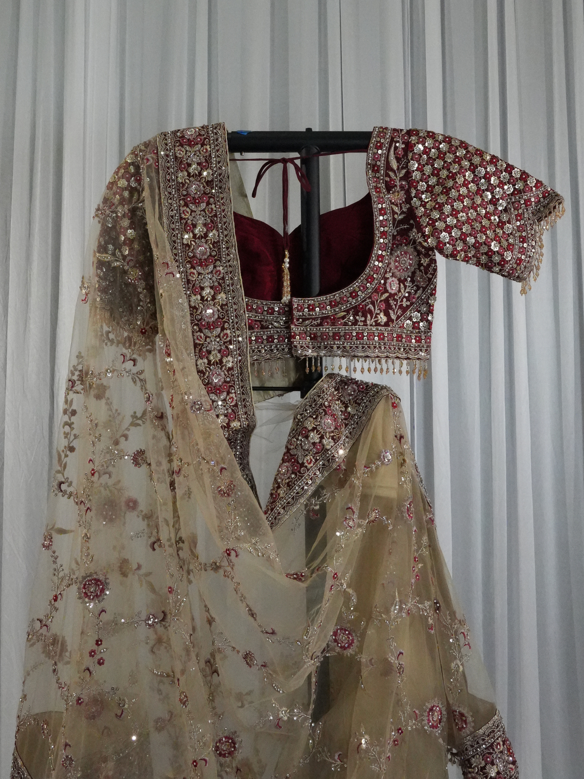 Ivory Rose Saree
