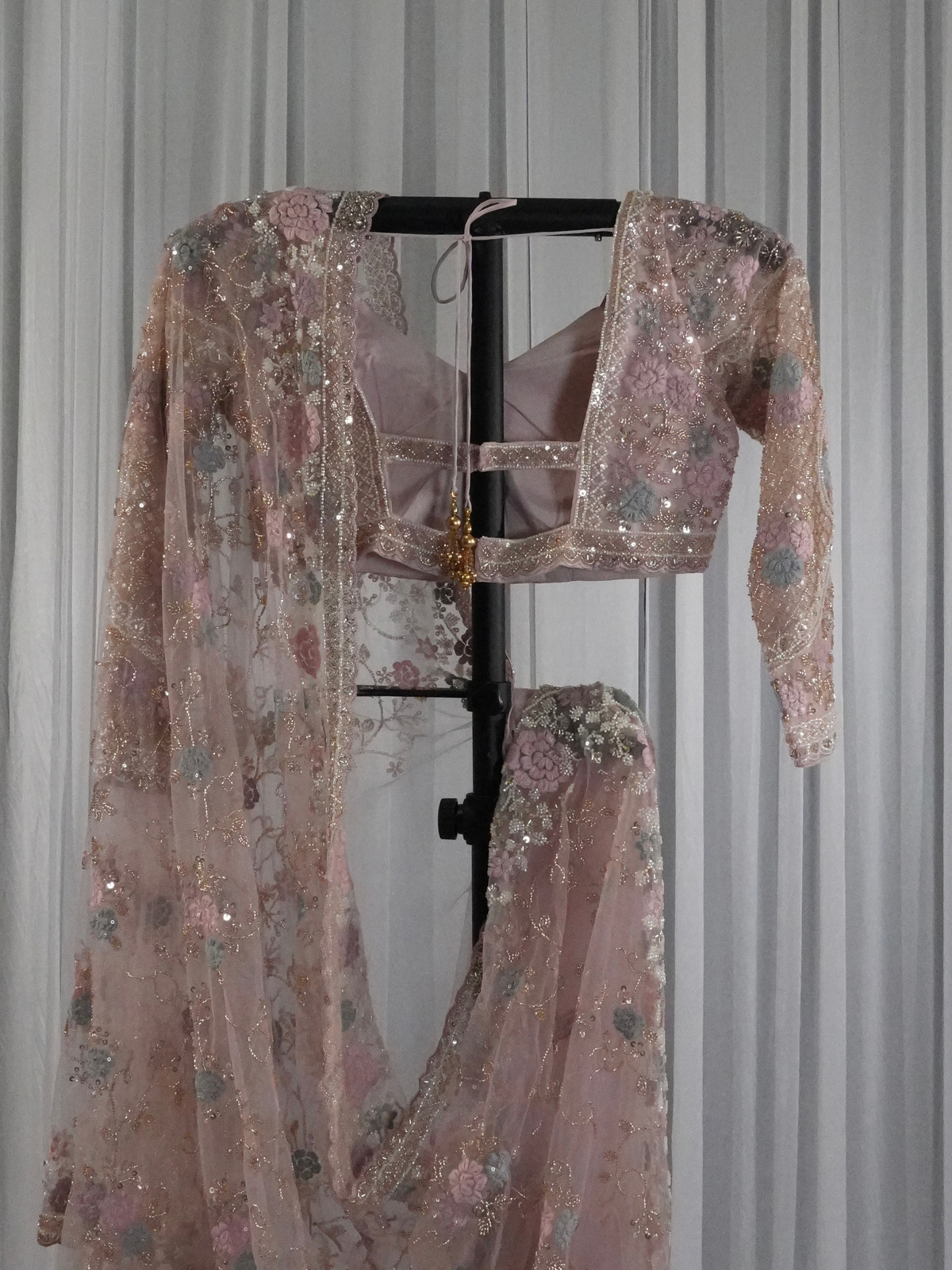 Rosé Bloom Saree